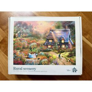 Vintage JUOME Rural Scenery Dutch Holland Cottage 1000pcs Jigsaw Puzzle COMPLETE